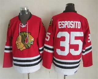 Men's Chicago Blackhawks #35 Tony Esposito Red Throwback Jersey,We sell and wholesale Men's Chicago Blackhawks #35 Tony Esposito Red Throwback Jersey on line form chian!